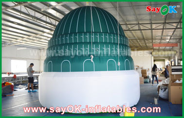 Hồi giáo Masjid hình dạng tùy chỉnh quảng cáo inflatable đền với tất cả các bên in logo