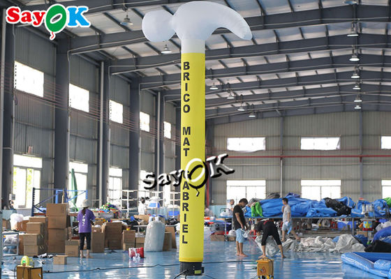 Quảng cáo Inflatable Air Dancer Man 5m Rip Stop Vải nylon Blower Sky Dancer Búa bơm hơi
