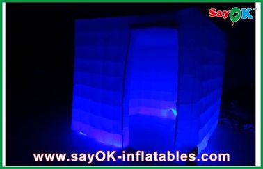 Inflatable Photo Studio Inflatable Cube Photo Booth, Inflatable Mobile Led Light Photo Booth Kiosk