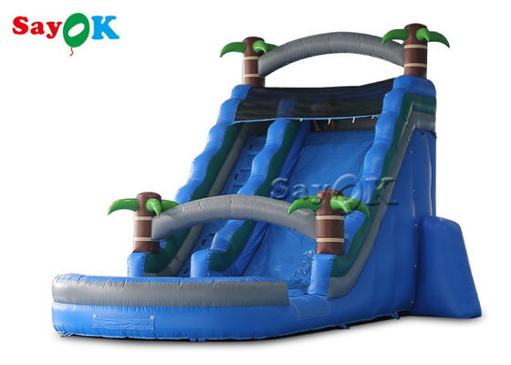 Bouncy Slides Custom Hậu cỏ Cây Cây Cây Cây Cây Cây Cây Cây Cầu Với Bể bơi